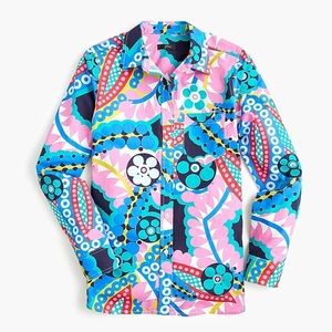J crew ratti kaleidoscope shirt
